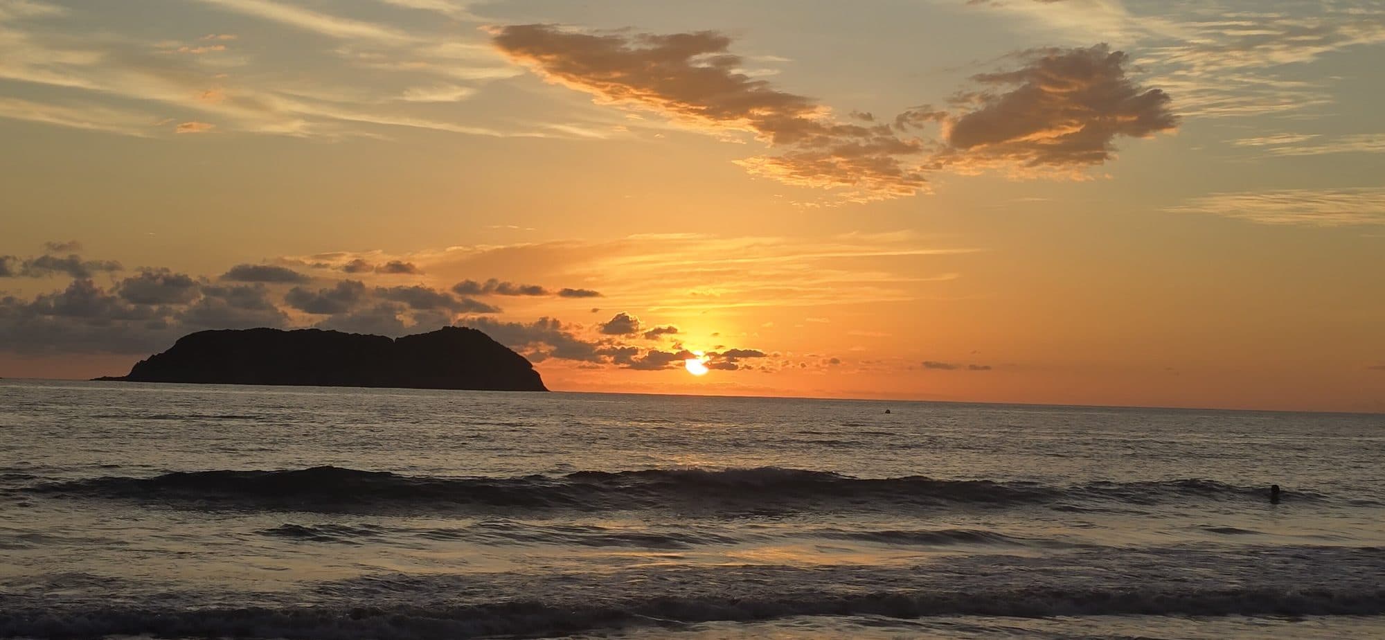 El atardecer